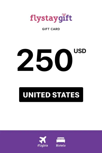 Flystay Gift 250 USD Gift Card (United States) - Digital Key