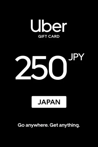 Uber 250 JPY Gift Card (Japan) - Digital key