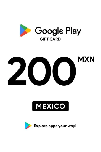Google Play 200 MXN Gift Card (Mexico) - Digital Key