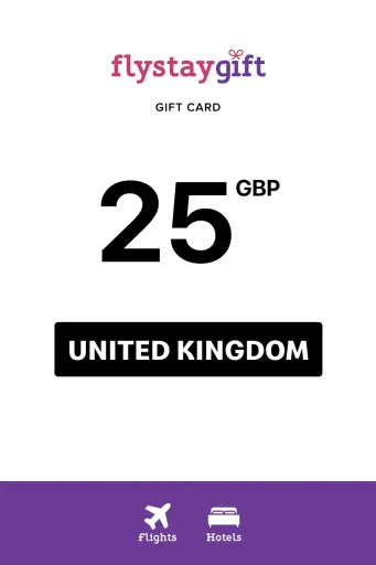 Flystay Gift 25 GBP Gift Card (United Kingdom) - Digital Key