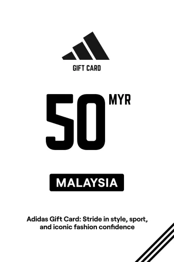 Adidas 50 MYR Gift Card (Malaysia) - Digital Key