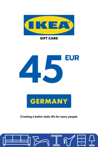 IKEA 45 EUR Gift Card (Germany) - Digital Key