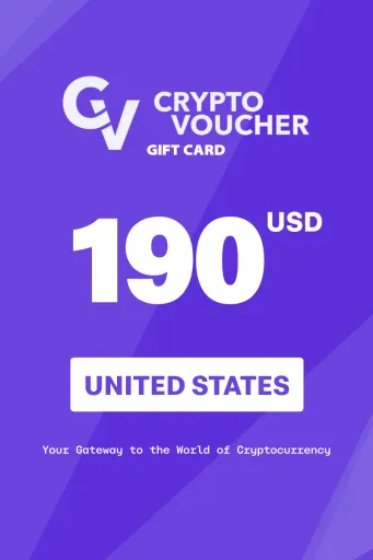 Crypto Voucher 190 USD Gift Card (United States) - Digital Key