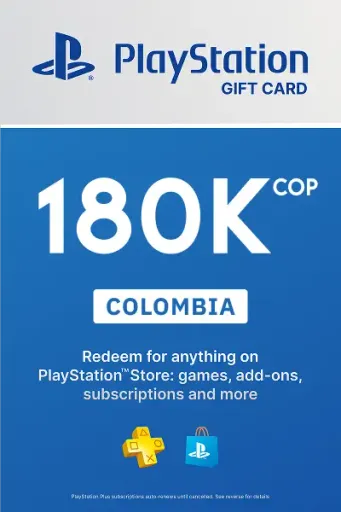PlayStation Store 180000 COP Gift Card (Colombia) - Digital Key