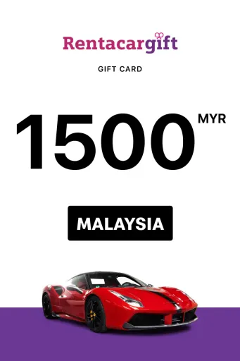 RentaCar Gift 1500 MYR Gift Card (Malaysia) - Digital Key