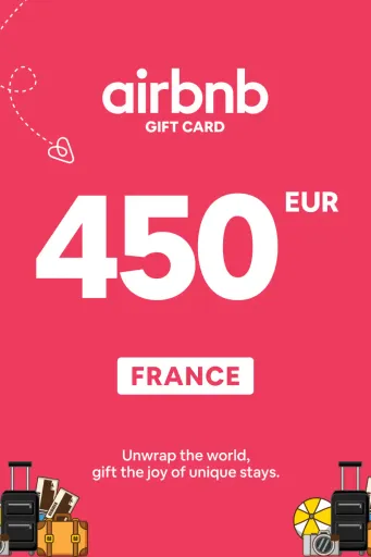 Airbnb 450 EUR Gift Card (France) - Digital Key