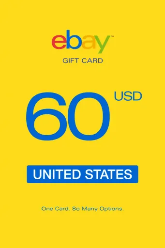 Product Image - eBay 60 USD Gift Card (United States) - Digital Key