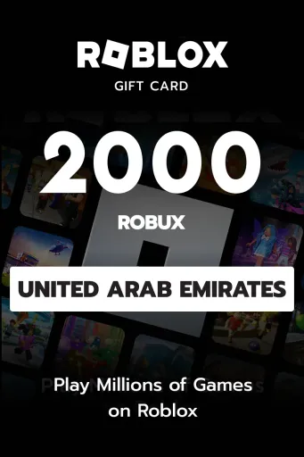 Roblox 2000 Robux (United Arab Emirates) - Digital Key