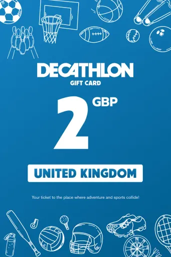 Decathlon 2 GBP Gift Card (United Kingdom) - Digital Key