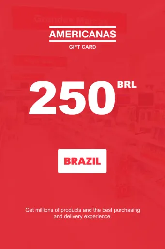 Americanas 250 BRL Gift Card (Brazil) - Digital Key