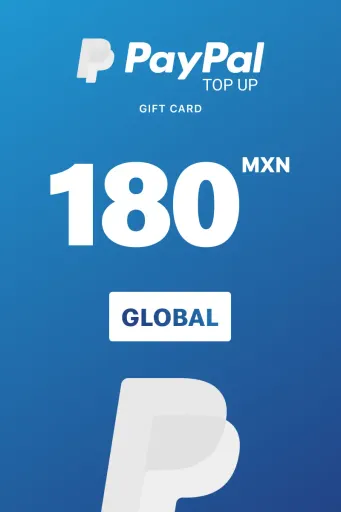 PayPal Instant Top Up 180 MXN Gift Card (Global) - Digital Key