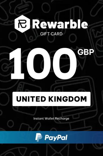 Rewarble Paypal 100 GBP Gift Card (United Kingdom) - Rewarble - Digital Key