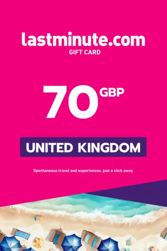 lastminute.com 70 GBP Gift Card (United Kingdom) - Digital Key