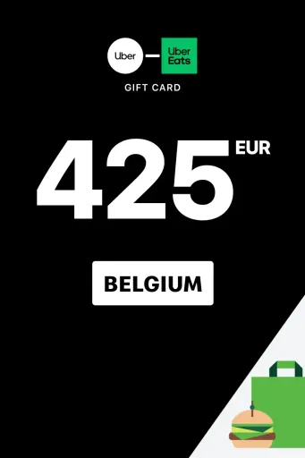 Uber & Uber Eats 425 EUR Gift Card (Belgium) - Digital Key
