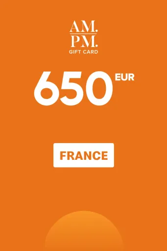 AMPM 650 EUR Gift Card (France) - Digital Key