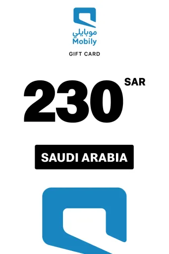 Mobily Card 230 SAR Gift Card (Saudi Arabia) - Digital Key