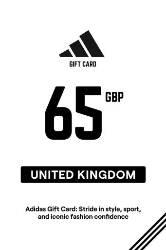 Adidas 65 GBP Gift Card (United Kingdom) - Digital Key
