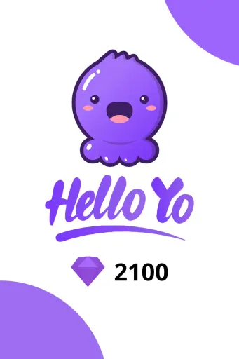 Product Image - Hello Yo 2100 Diamonds Gift Card (Global) - Digital Key