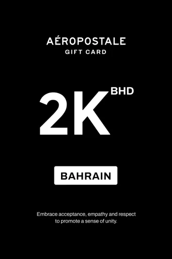 Aeropostale 2000 BHD Gift Card (Bahrain) - Digital Key