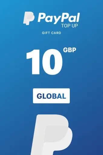 PayPal Instant Top Up 10 GBP Gift Card (Global) - Digital Key