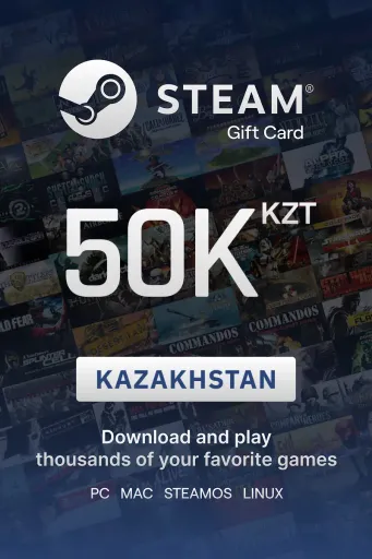 Steam Wallet 50000 KZT Gift Card (Kazakhstan) - Digital Key