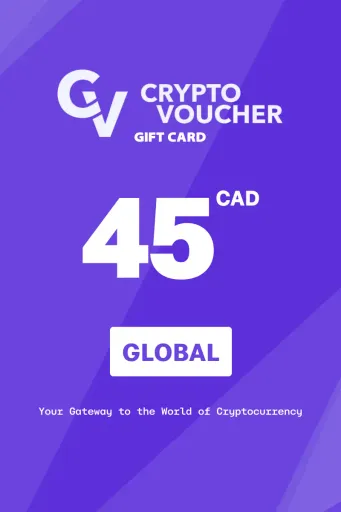 Crypto Voucher 45 CAD Gift Card (Global) - Digital Key