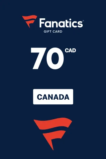 Fanatics 70 CAD Gift Card (Canada) - Digital Key