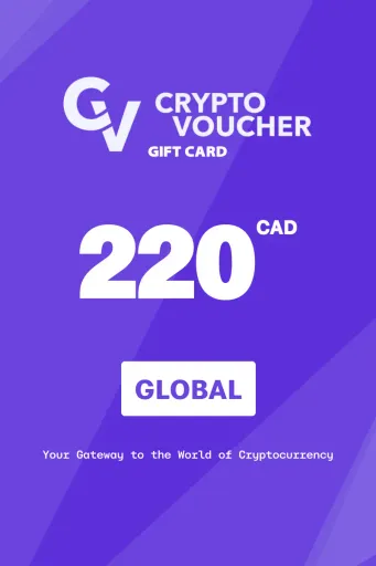 Crypto Voucher 220 CAD Gift Card (Global) - Digital Key