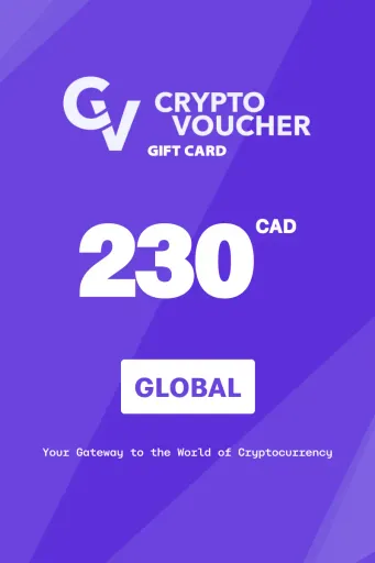 Crypto Voucher 230 CAD Gift Card (Global) - Digital Key