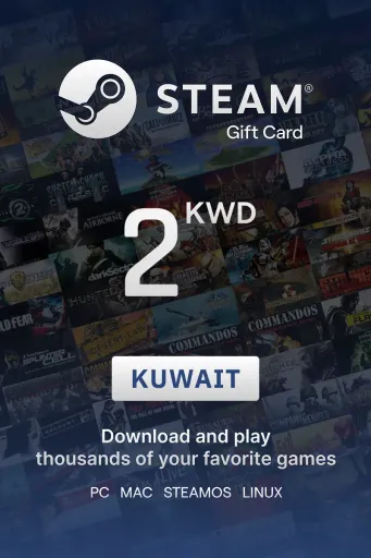 Steam Wallet 2 KWD Gift Card (Kuwait) - Digital Key