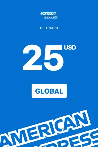 American Express 25 USD Gift Card (Global) - Digital Key
