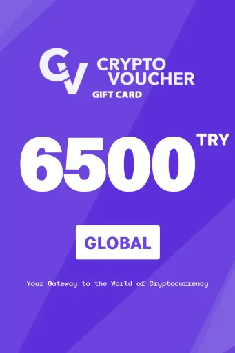 Crypto Voucher 6500 TRY Gift Card (Global) - Digital Key