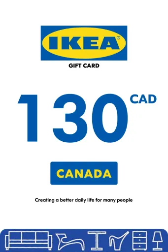 IKEA 130 CAD Gift Card (Canada) - Digital Key
