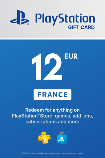 PlayStation Store 12 EUR Gift Card (France) - Digital Key