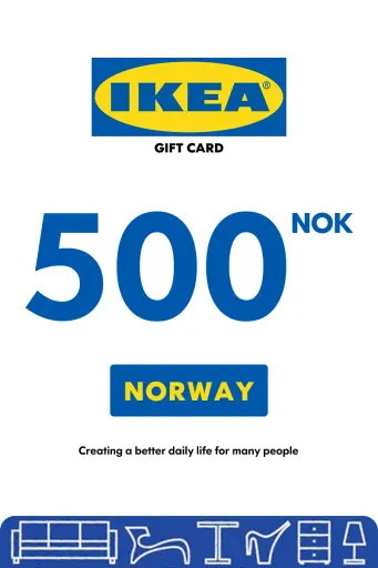 IKEA 500 NOK Gift Card (Norway) - Digital Key