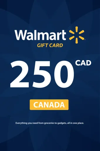Walmart 250 CAD Gift Card (Canada) - Digital Key