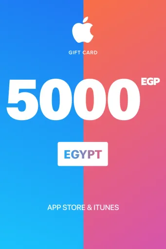 App Store & iTunes 5000 EGP Gift Card (Egypt) - Digital Key