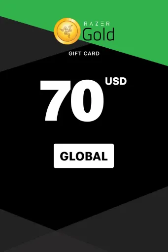 Razer Gold 70 USD Gift Card (Global) - Digital Key