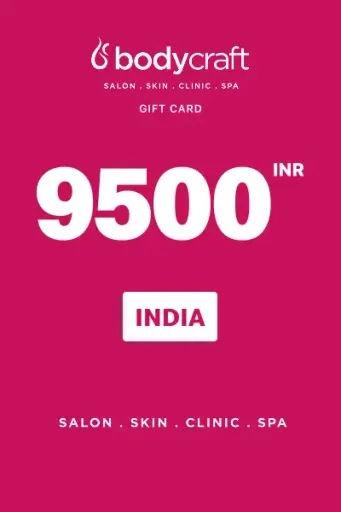 Body Craft 9500 INR Gift Card (India) - Digital Key