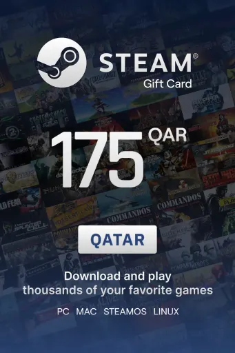 Steam Wallet 175 QAR Gift Card (Qatar) - Digital Key