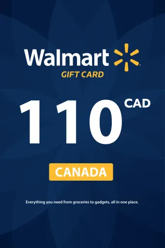 Walmart 110 CAD Gift Card (Canada) - Digital Key