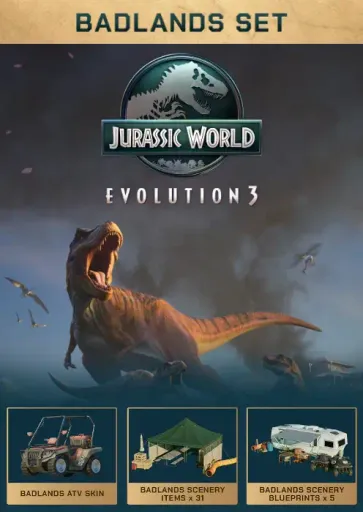Product Image - Jurassic World Evolution 3 Badlands Set DLC (Global) (PC) - Steam - Digital Key