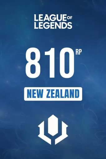 League of Legends - 810 RP (New Zealand) - Digital Key