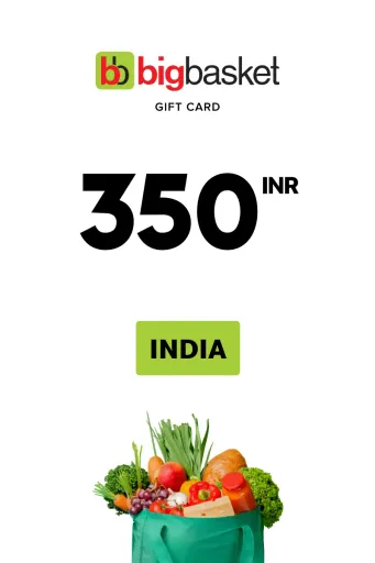 Product Image - Bigbasket 350 INR Gift Card (India) - Digital Key