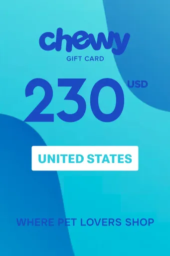 Chewy 230 USD Gift Card (United States) - Digital Key