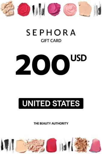 Product Image - Sephora 200 USD Gift Card (United States) - Digital Key