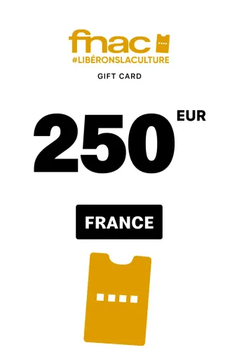 Product Image - Fnac Billetterie 250 EUR Gift Card (France) - Digital Key