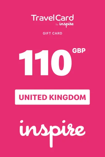 TravelCard by Inspire 110 GBP Gift Card (United Kingdom) - Digital Key