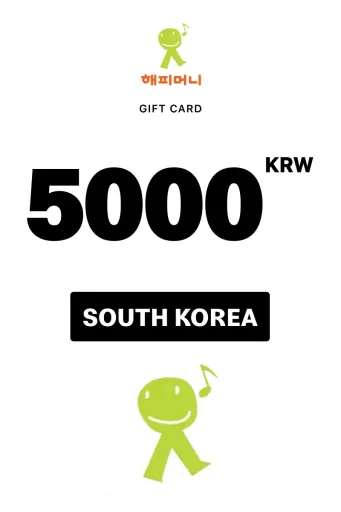 Happy Money 5000 KRW Gift Card (South Korea) - Digital Key