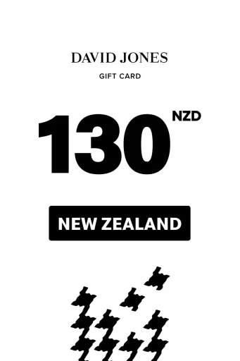 David Jones 130 NZD Gift Card (New Zealand) - Digital Key